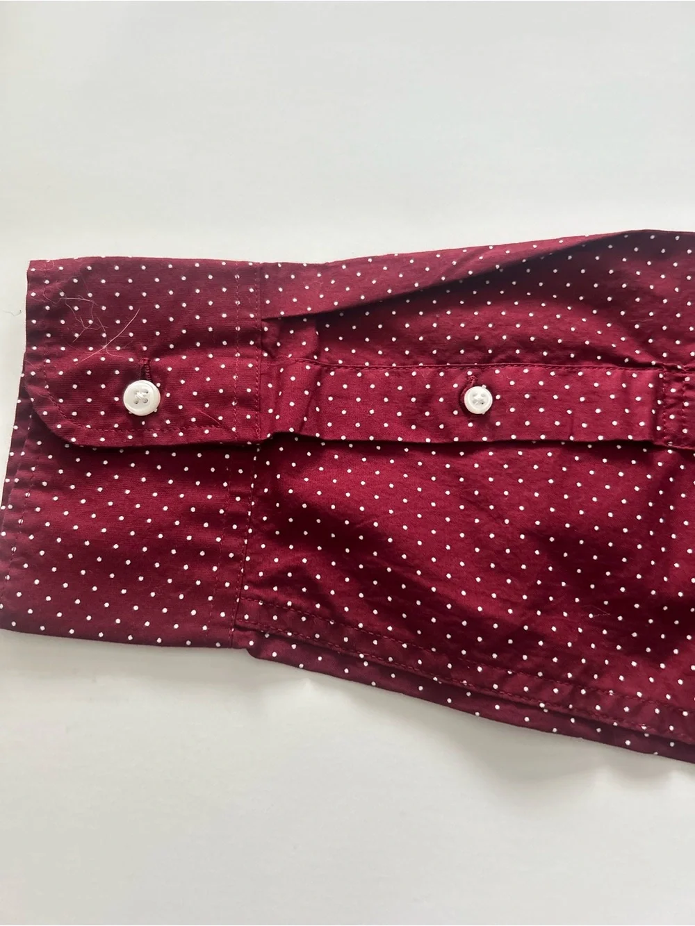 J. Crew Men's Button-Down Shirt in Deep Berry Red
